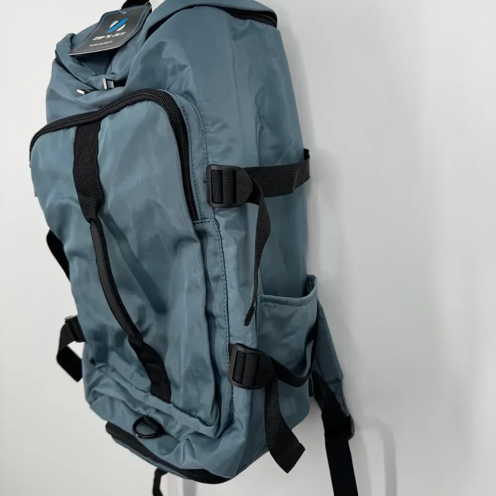 Zip 'N Jet duffle backpack convertible water and stain resistant lightweight NEW